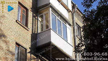 Балкон 2,5 м - Сталинка