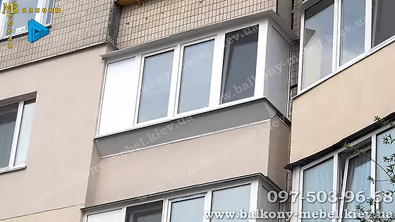 Балкони без виносу