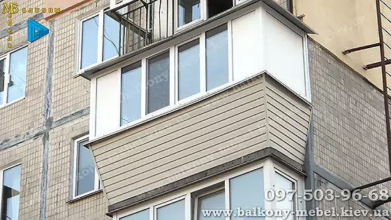 Зовнішня обшивка балкону