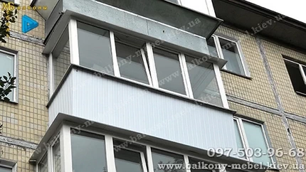 Балкон 3,2 м - серія 1-480 (Хрущівка)
