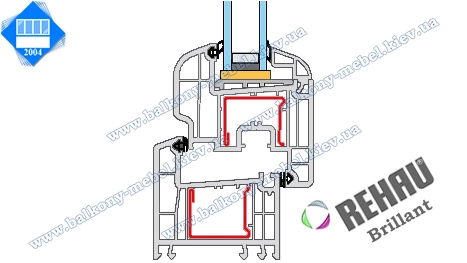 Профіль Rehau Brillant-Design